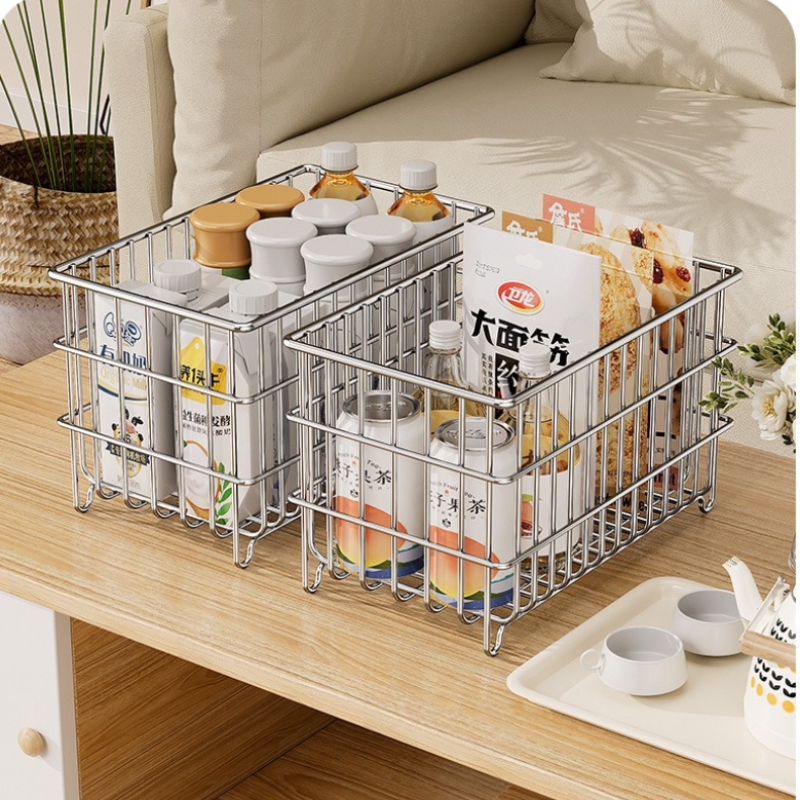 Home Essentials Bathroom Storage - 304 Stainless Steel Storage Basket Hollow