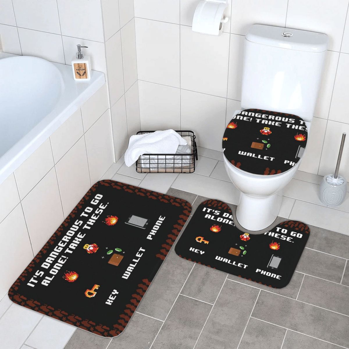 Home Alone Bathroom - Its Dangerous To Go Alone Take