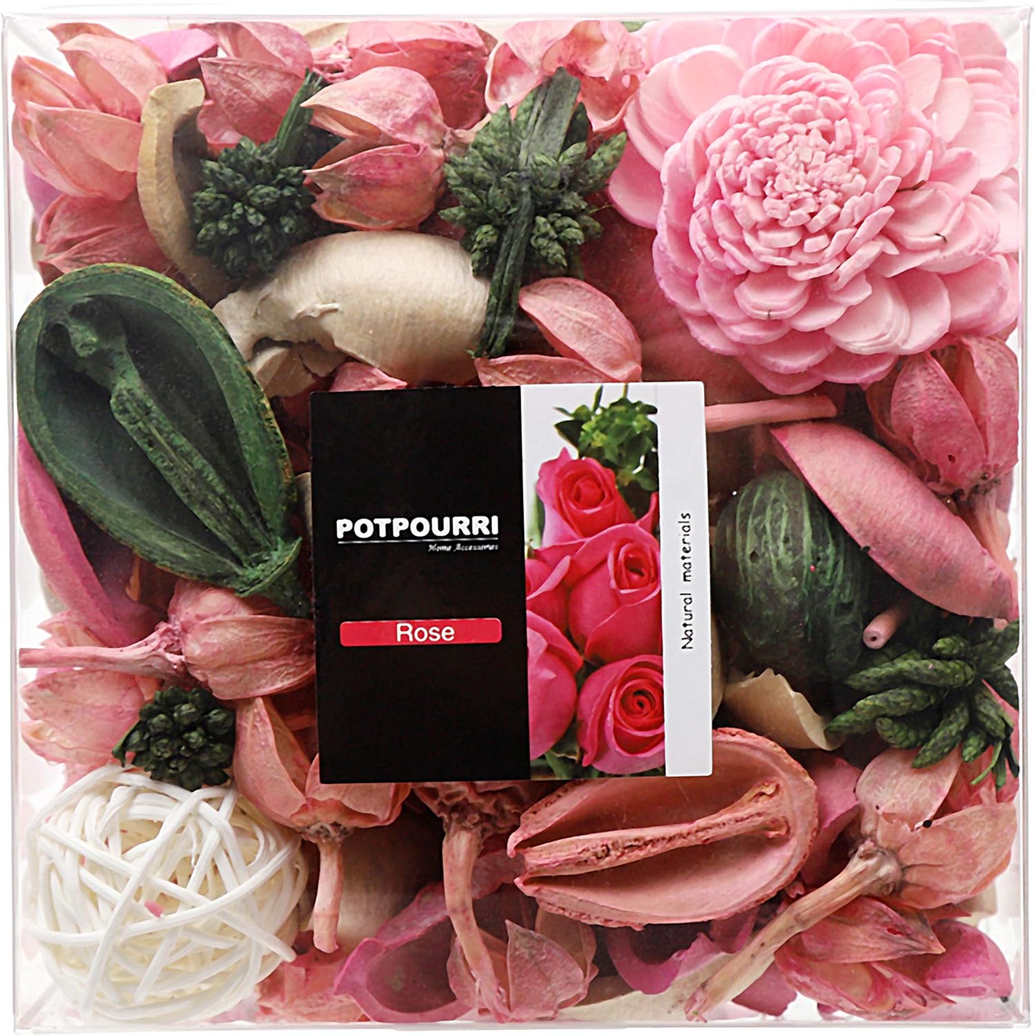 Home Bathroom Images - Rose Scented Potpourri Bowl Filler Dried