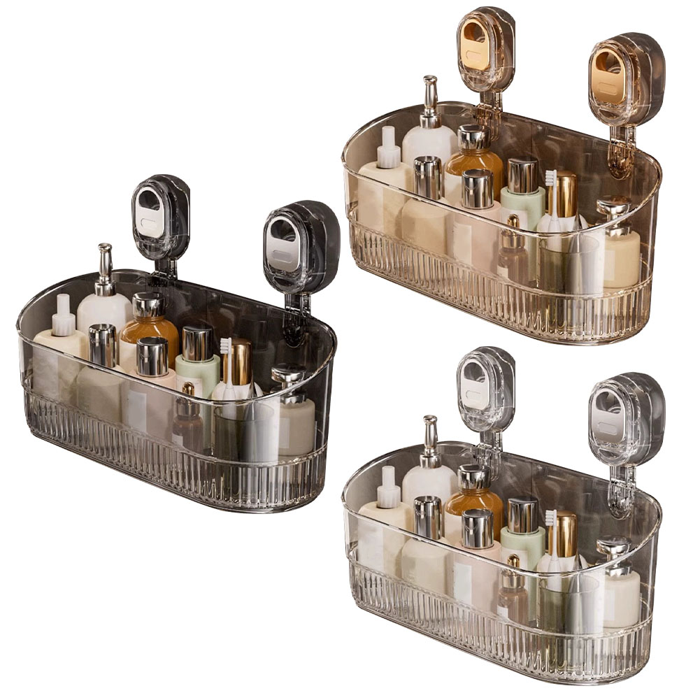Home Essentials Bathroom Storage - Home Organization Bathroom Suction Storage Practical