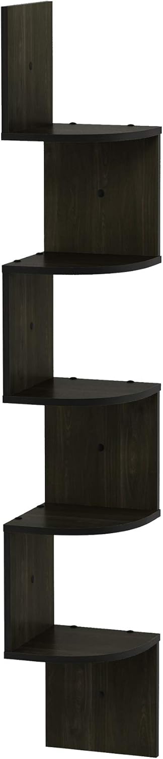 5-Tier Zigzag Corner Floating  - Home Bathroom Images avis et prix