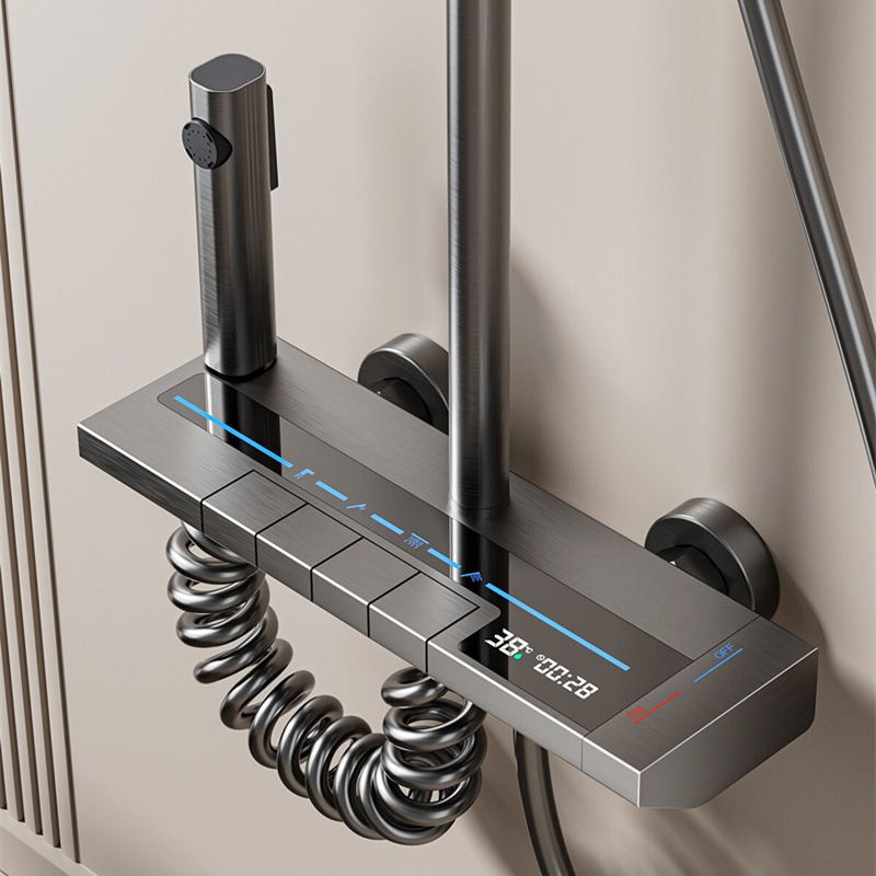 LED Digital Display Shower Set - Home Bathroom Faucets avis et prix