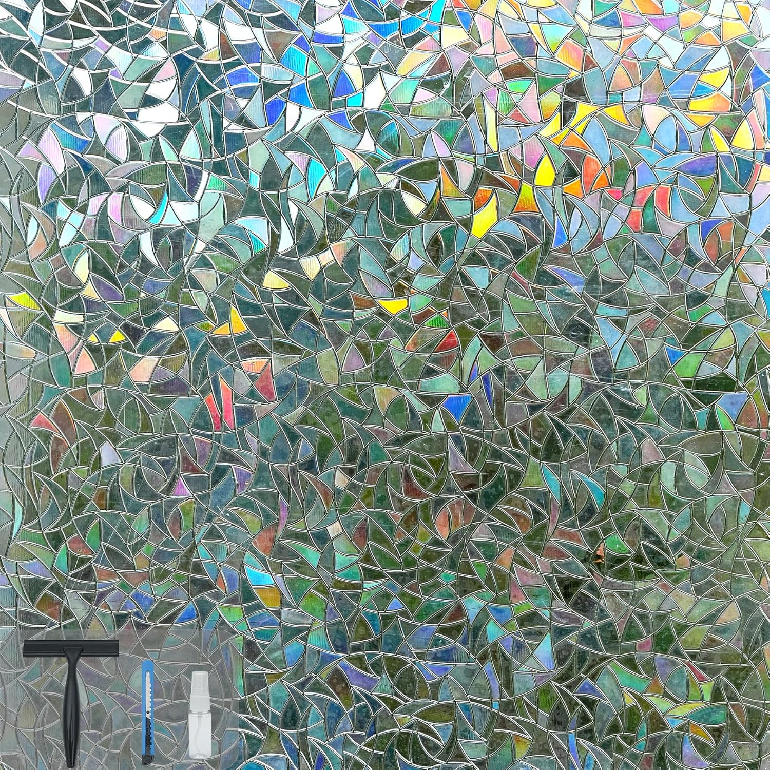 Rainbow Window Cling Privacy F - Home Bathroom Images avis et prix