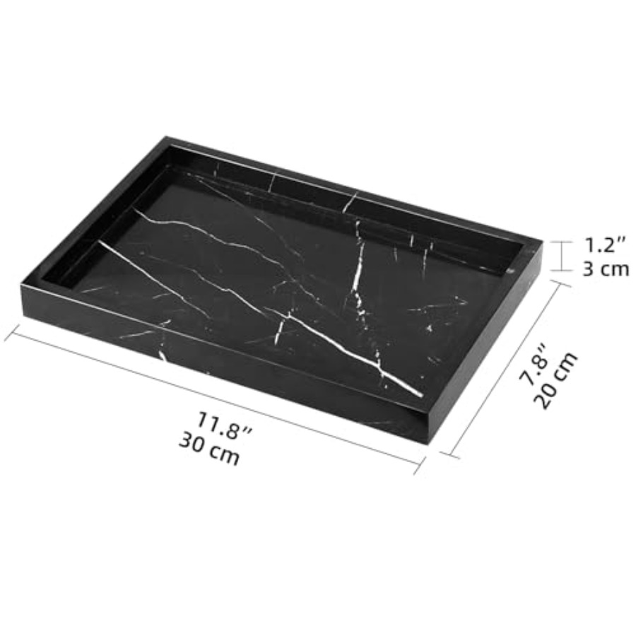 Marble Bathroom Vanity Tray, N - Home And Bathroom avis et prix