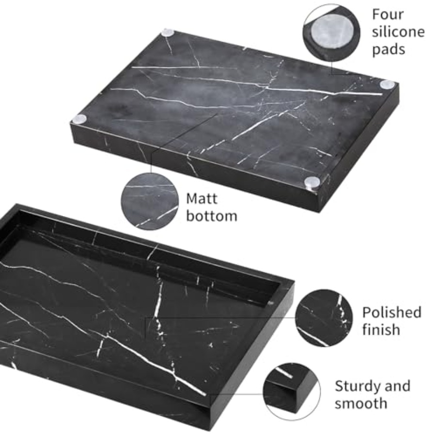 Marble Bathroom Vanity Tray, N - Home And Bathroom avis et prix