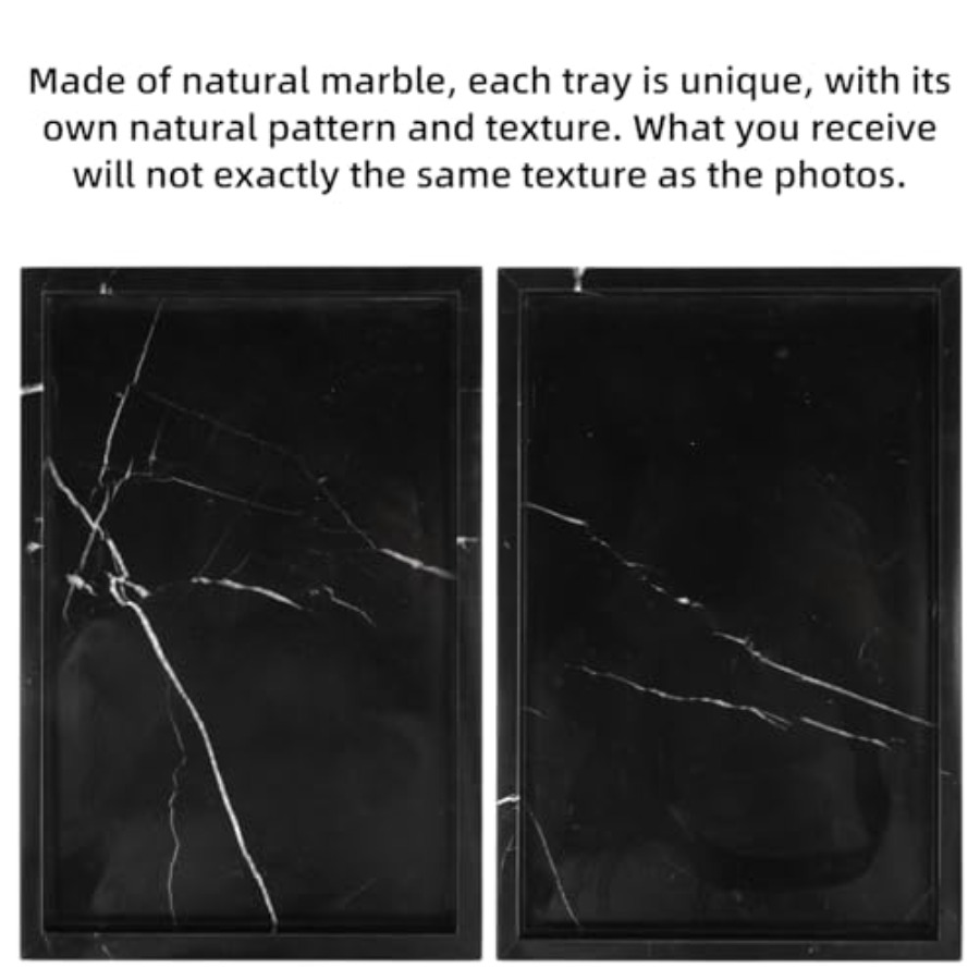 Marble Bathroom Vanity Tray, N - Home And Bathroom avis et prix