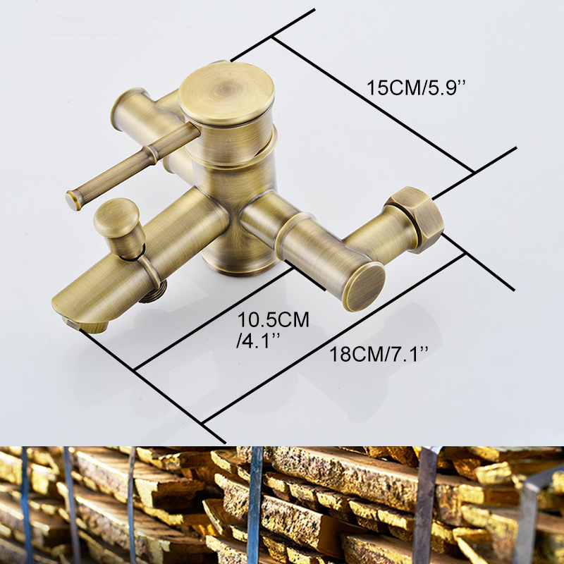 Bathroom Bamboo Bath Shower Fa - Home Bathroom Faucets avis et prix