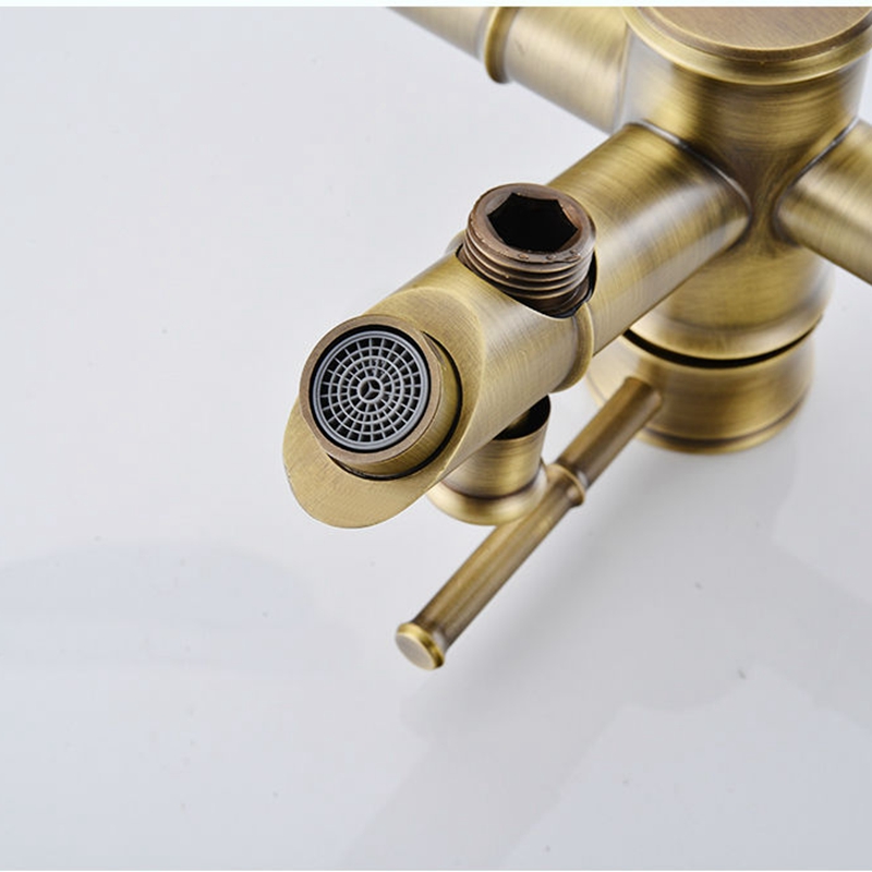 Bathroom Bamboo Bath Shower Fa - Home Bathroom Faucets avis et prix
