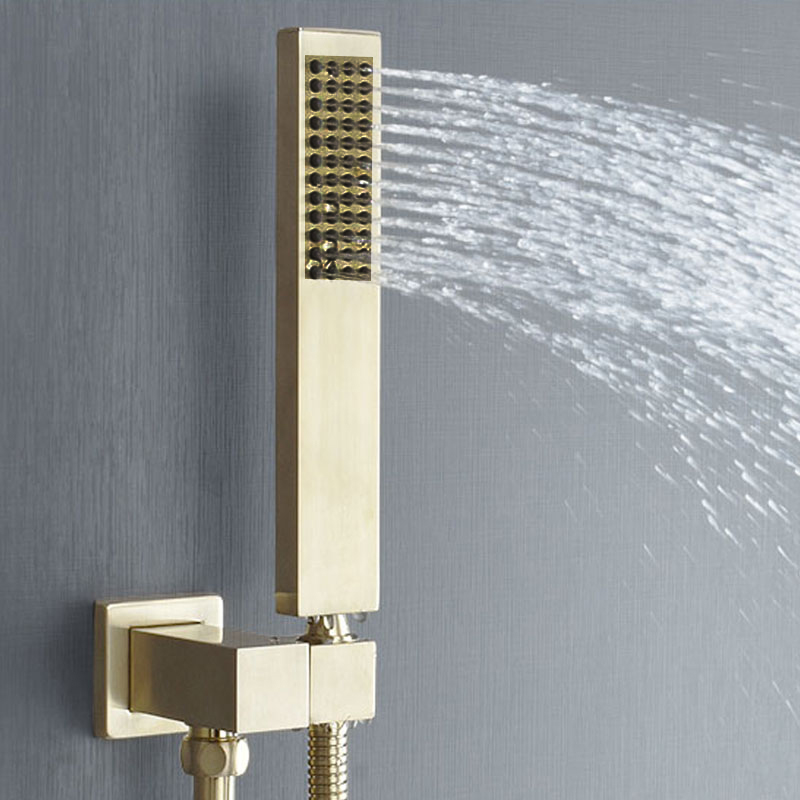 Concealed Brushed Gold Shower  - Home Bathroom Faucets avis et prix