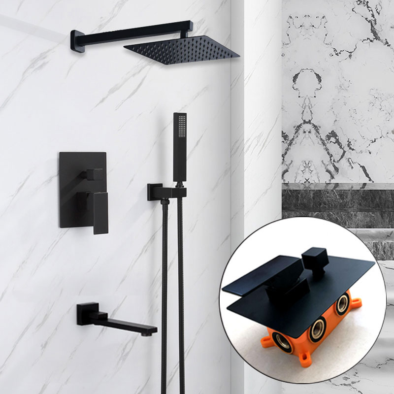 Concealed Brushed Gold Shower  - Home Bathroom Faucets avis et prix