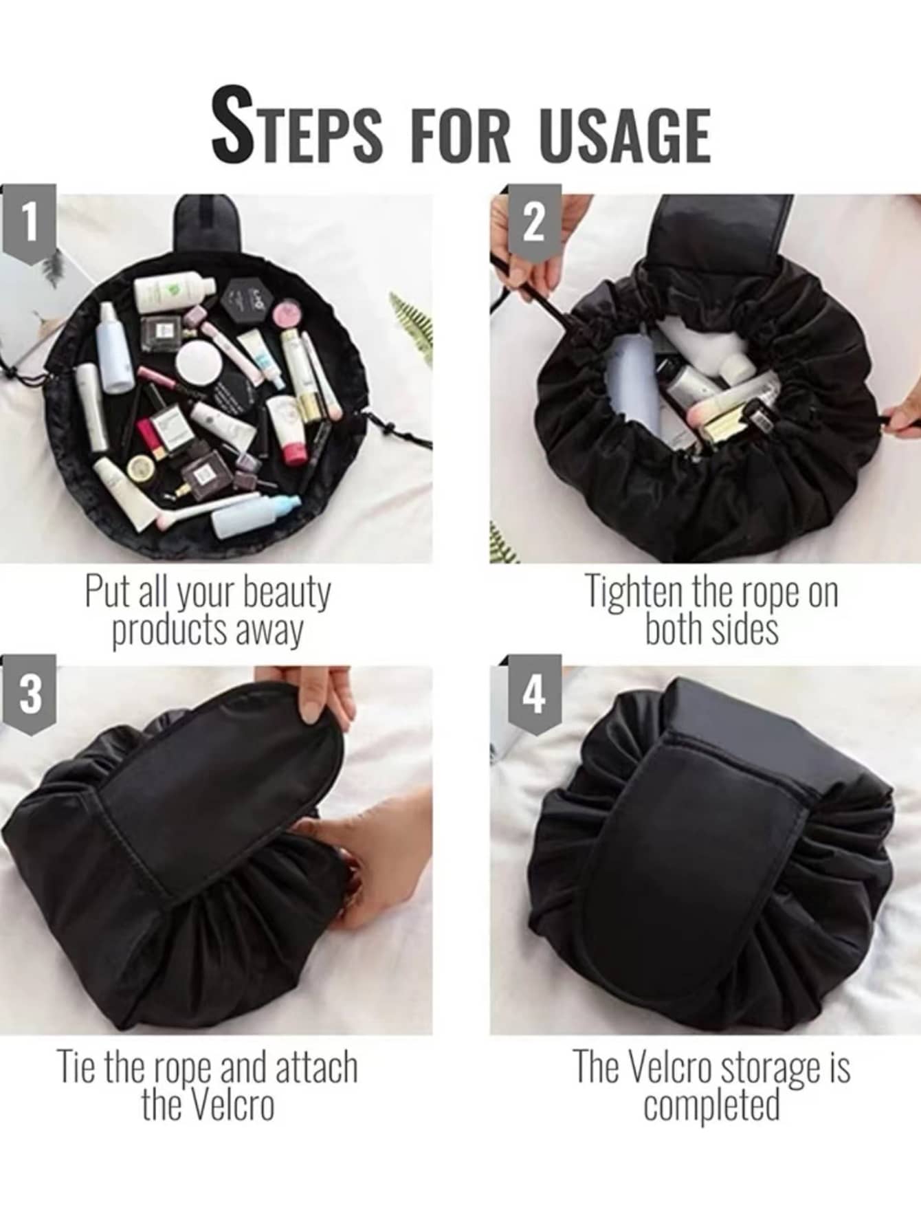 1pc Cosmetic Storage Bag, Trav - Home Essentials Bathroom Storage avis et prix