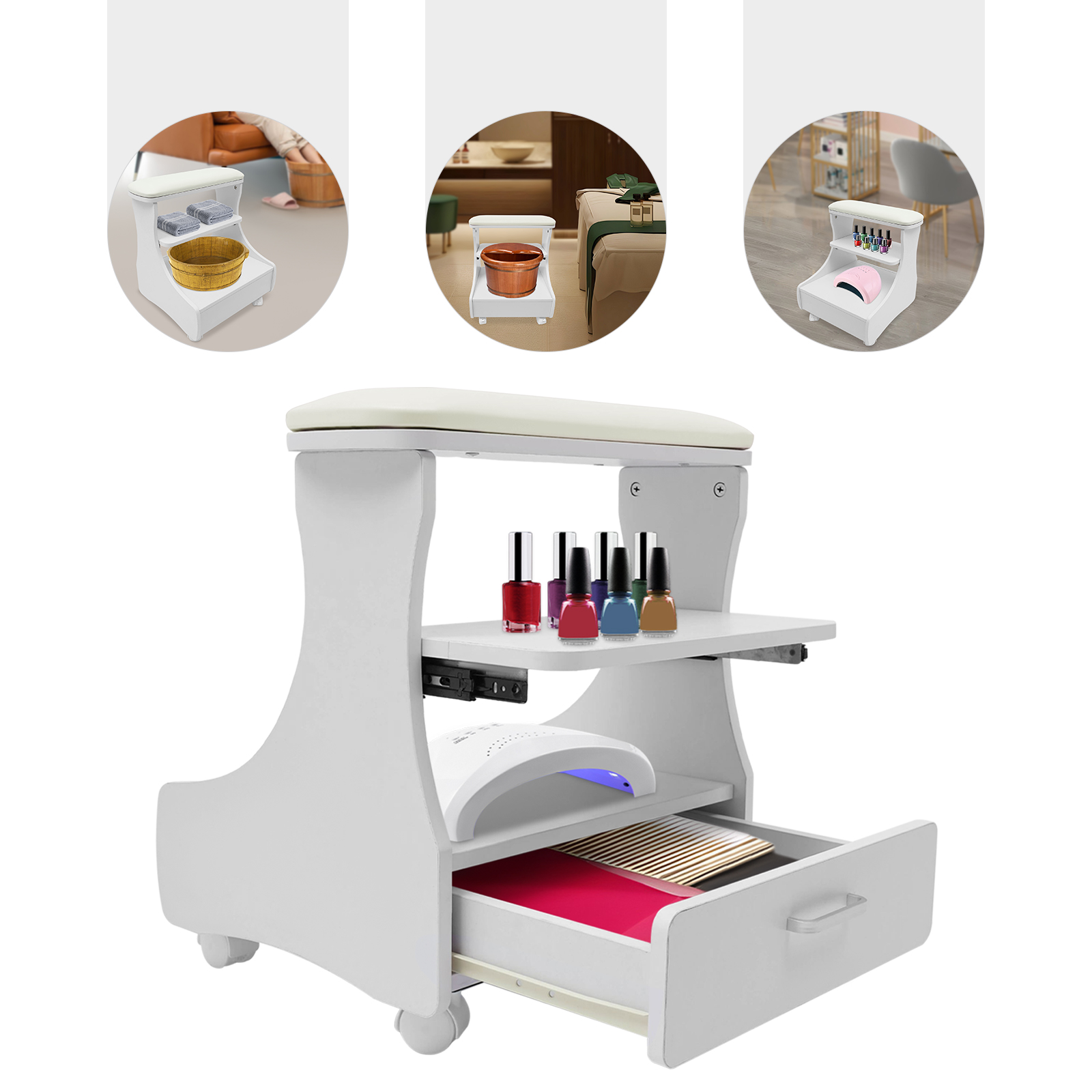 Foot Bath Spa Trolley Cart for - Home Bathroom Spa avis et prix