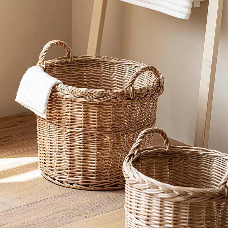 Woven Laundry Hamper with Hand - Home Essentials Bathroom Storage avis et prix