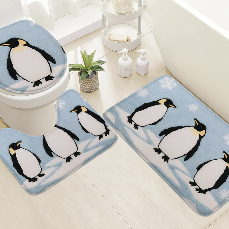 3pcs cartoon image flannel car - Home Bathroom Images avis et prix