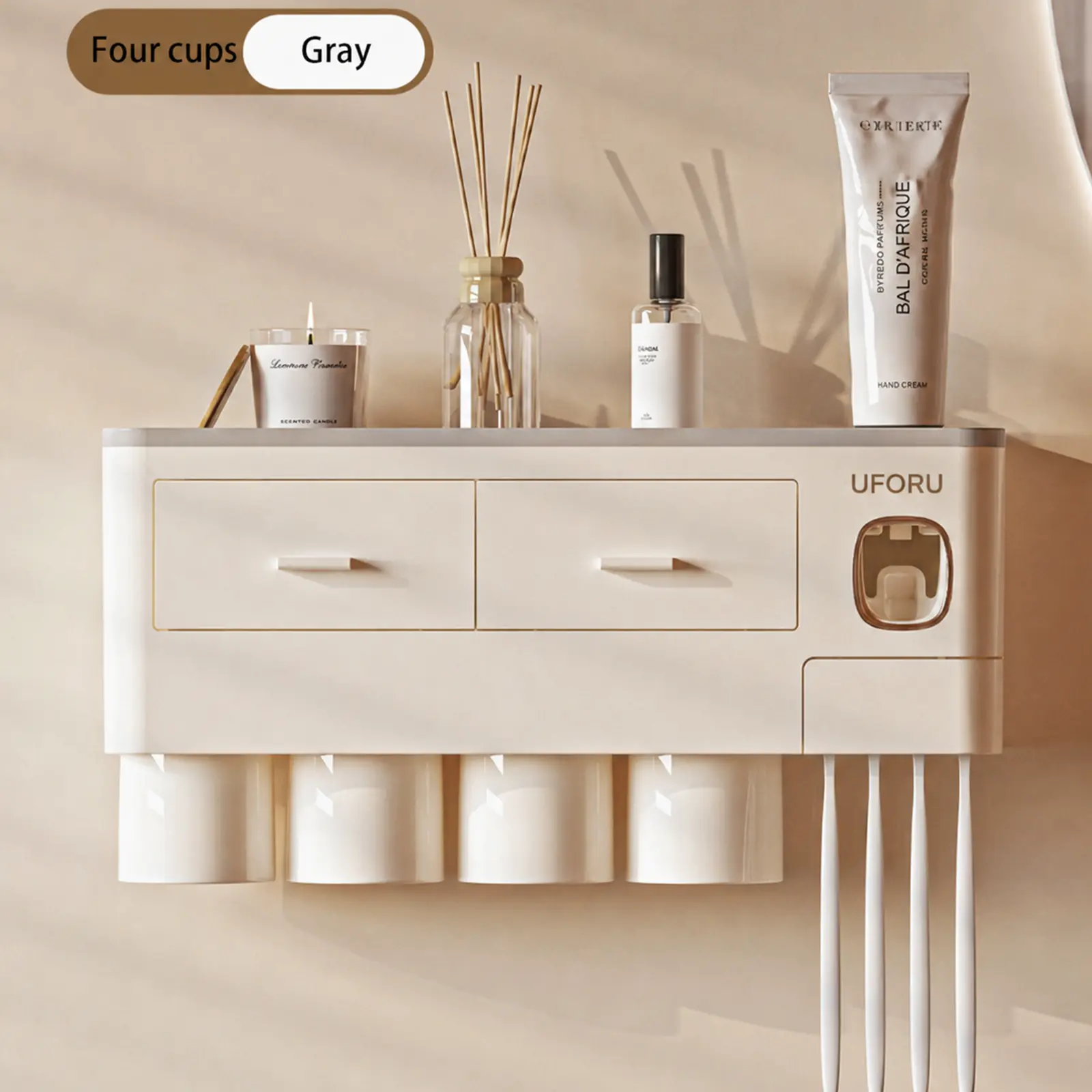 2-4 Cup Capacity Bathroom Toot - Home Essentials Bathroom Storage avis et prix