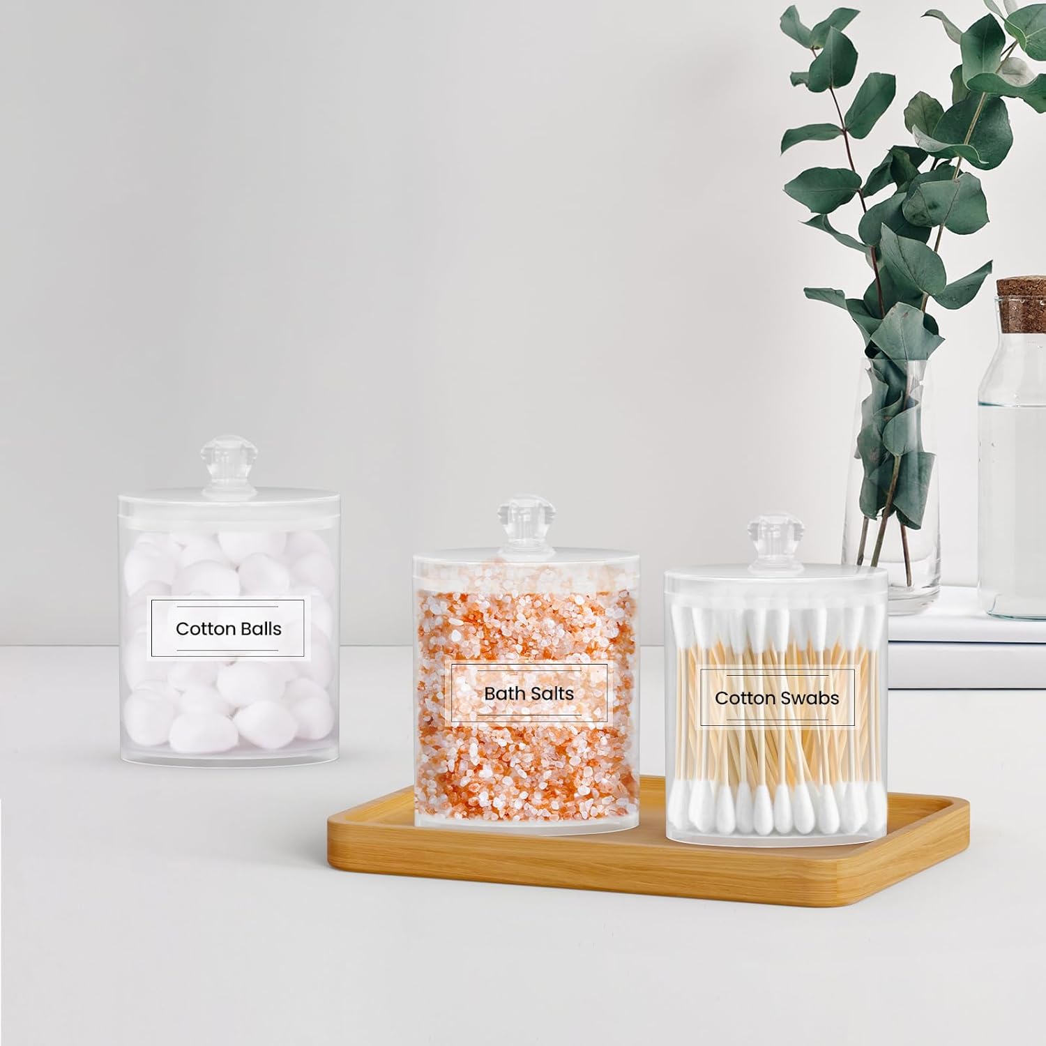 Acrylic Qtip Holder 6 Pack wit - Home Bathroom Images avis et prix