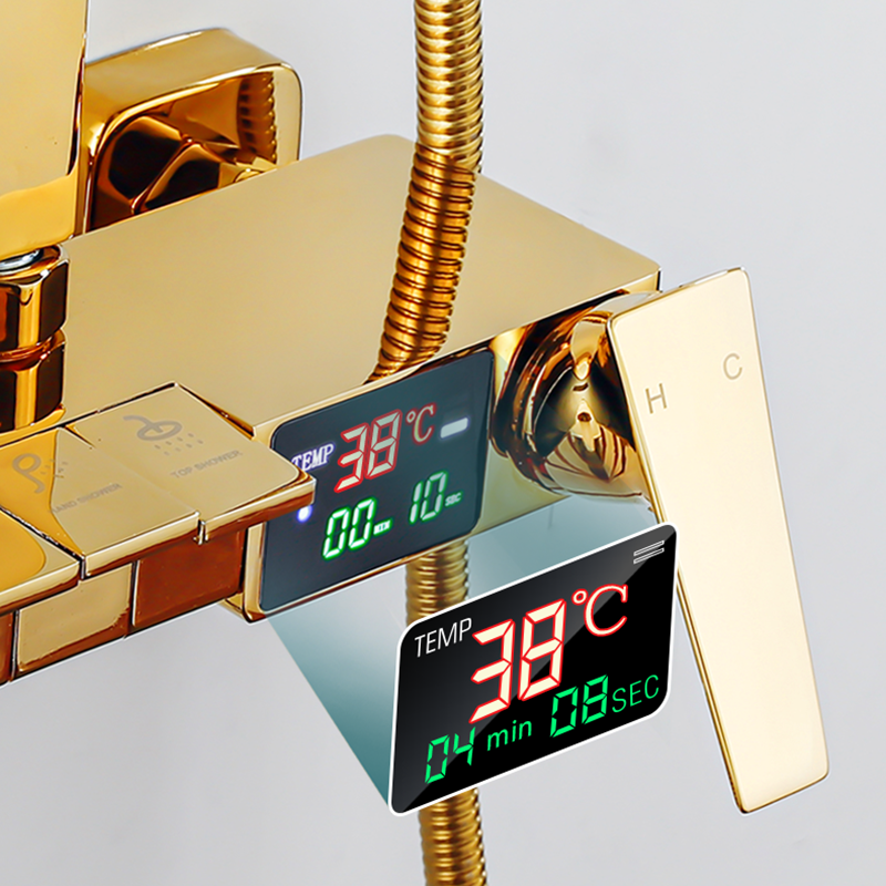 Gold Piano Digital Display Bat - Home Bathroom Faucets avis et prix