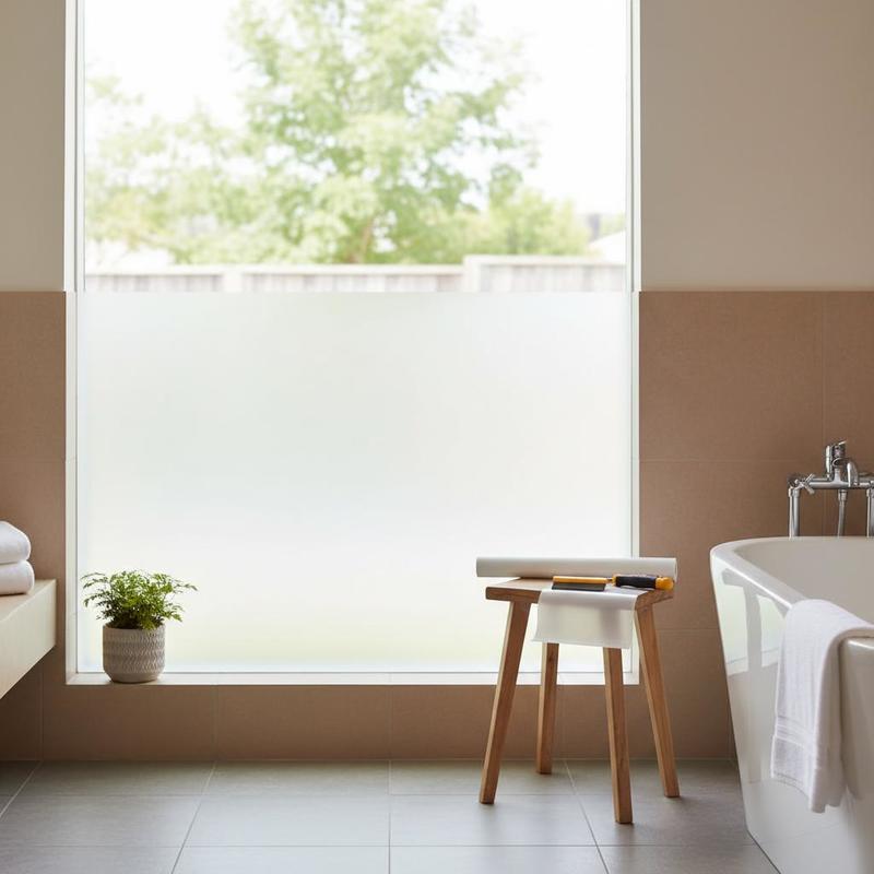 Frosted Window Cover 23.6 in x - Home Bathroom Window Tint avis et prix