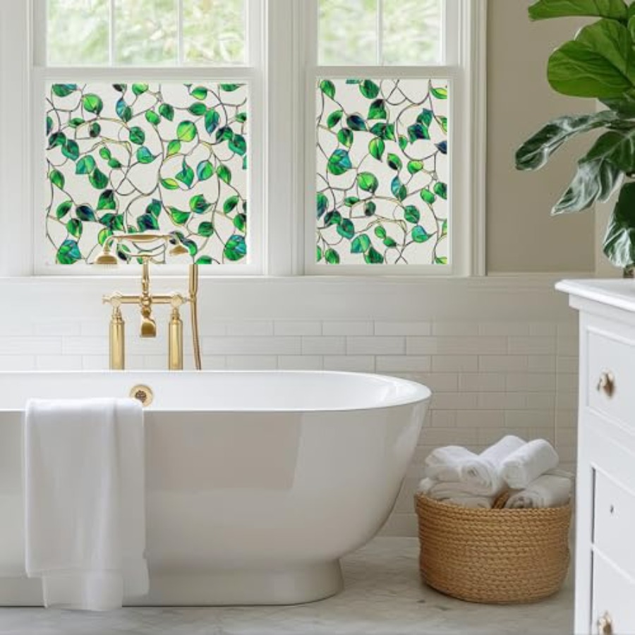 Frosted Glass Window Film Heat - Home Bathroom Window Tint avis et prix