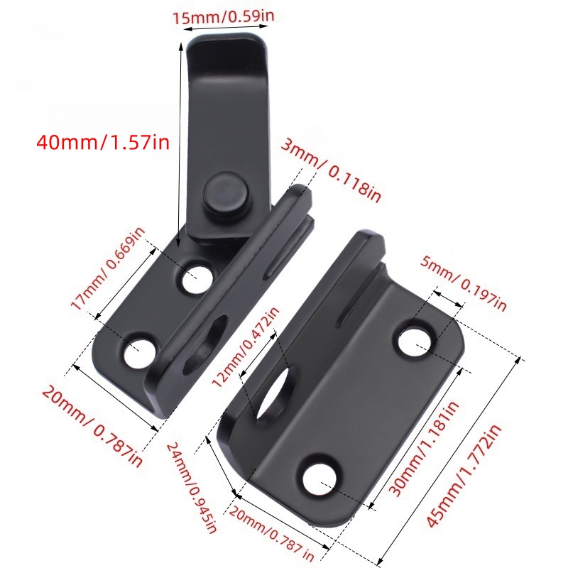1pc black left opening anti-th - Home Alone Bathroom avis et prix