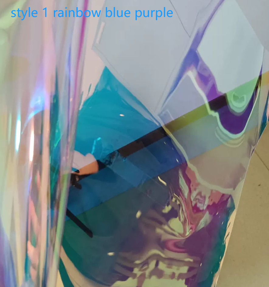 Iridescent Window Film PET Tra - Home Bathroom Window Tint avis et prix