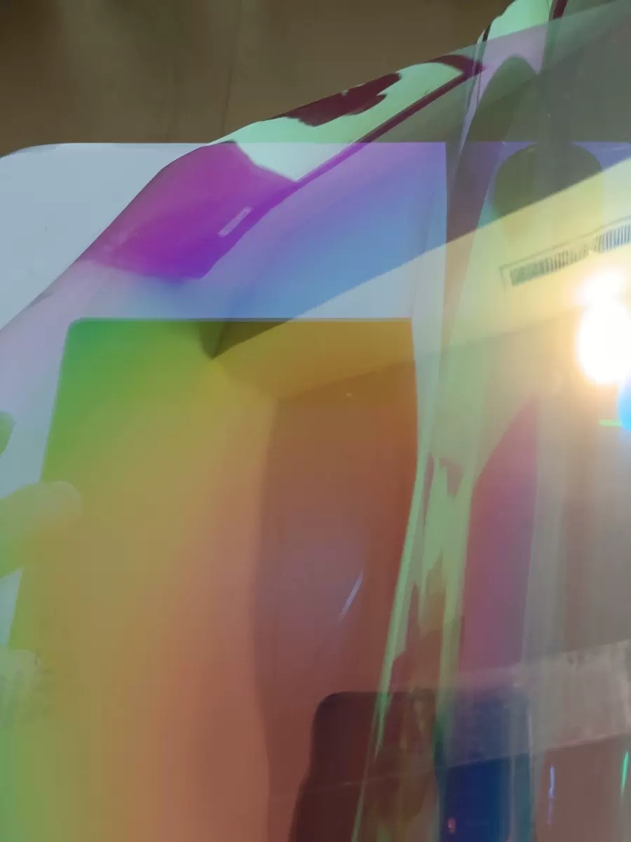 Iridescent Window Film PET Tra - Home Bathroom Window Tint avis et prix