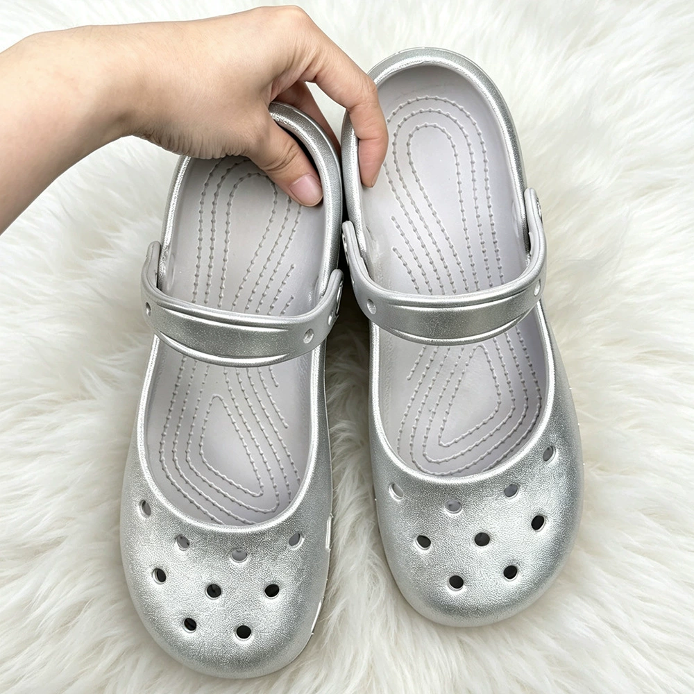 Summer New Silver Slip-on Clog - Home And Bathroom avis et prix