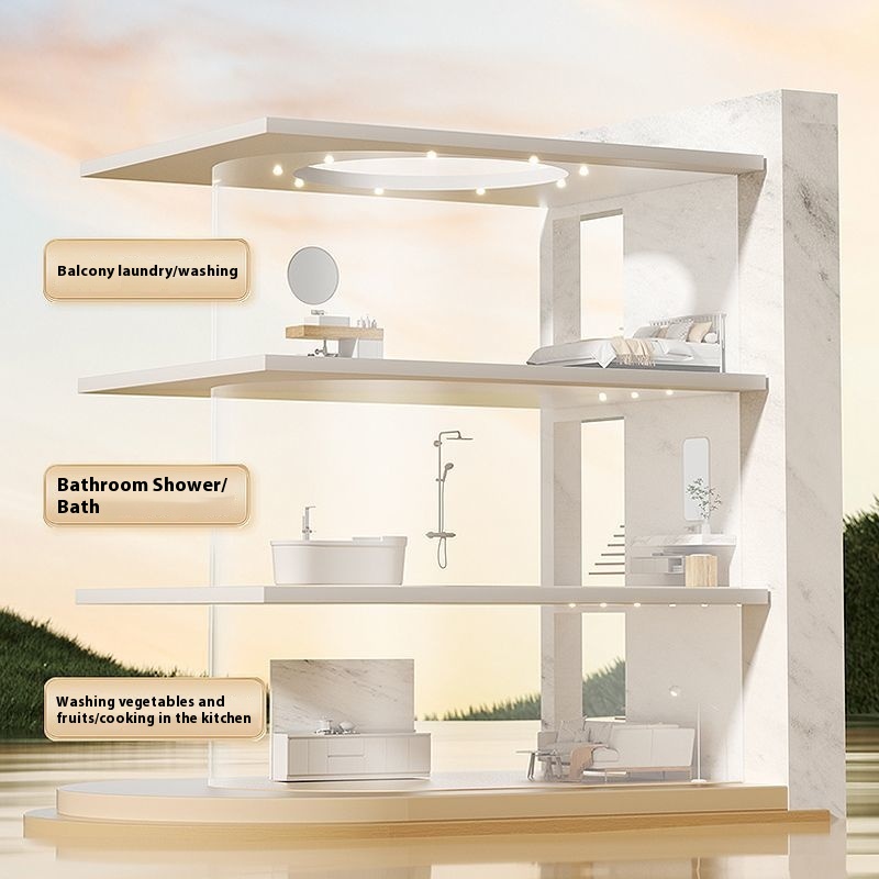 Pre-shower head, shower set fo - Home Bathroom Faucets avis et prix