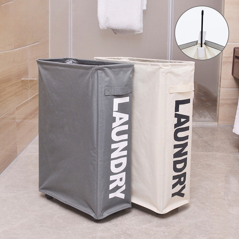 Foldable Fabric Laundry Hamper - Home Essentials Bathroom Storage avis et prix