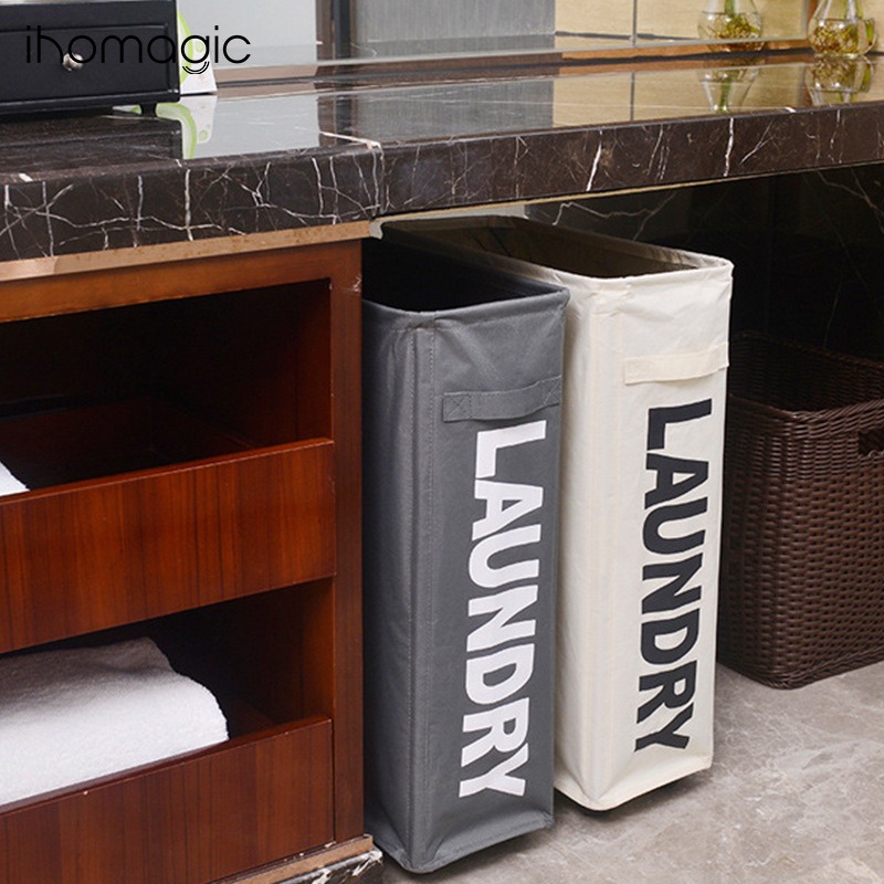 Foldable Fabric Laundry Hamper - Home Essentials Bathroom Storage avis et prix
