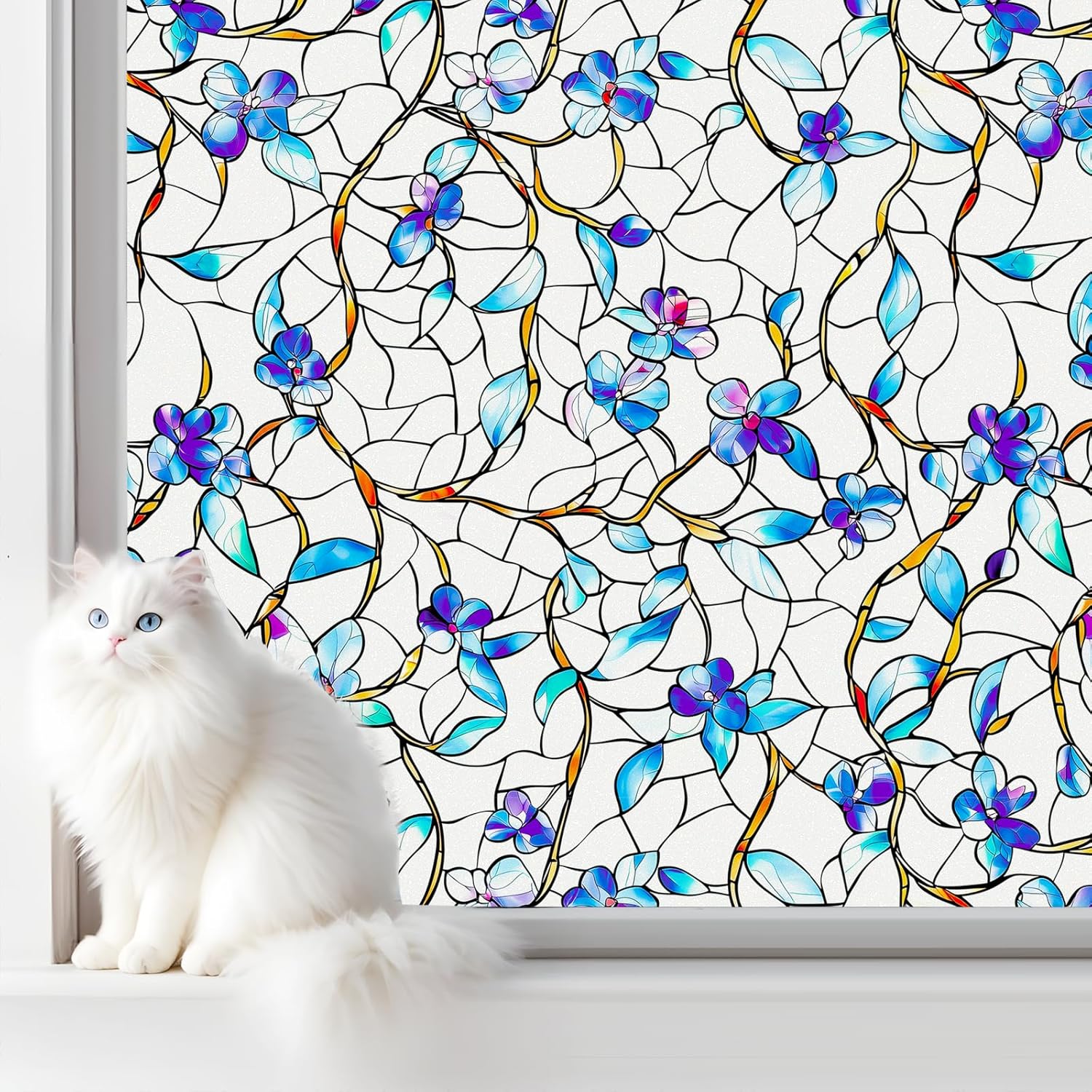 Frosted Glass Window Film, UV  - Home Bathroom Window Tint avis et prix