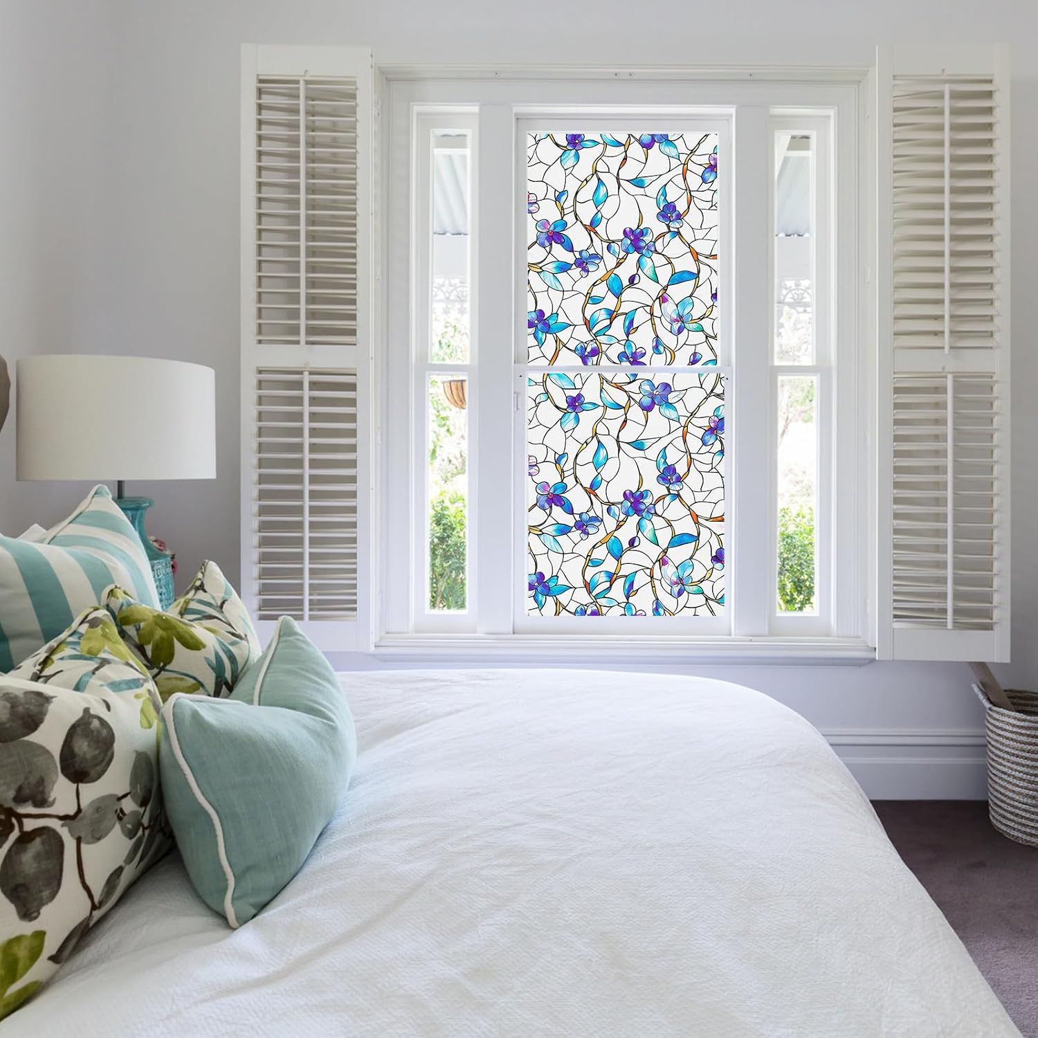 Frosted Glass Window Film, UV  - Home Bathroom Window Tint avis et prix