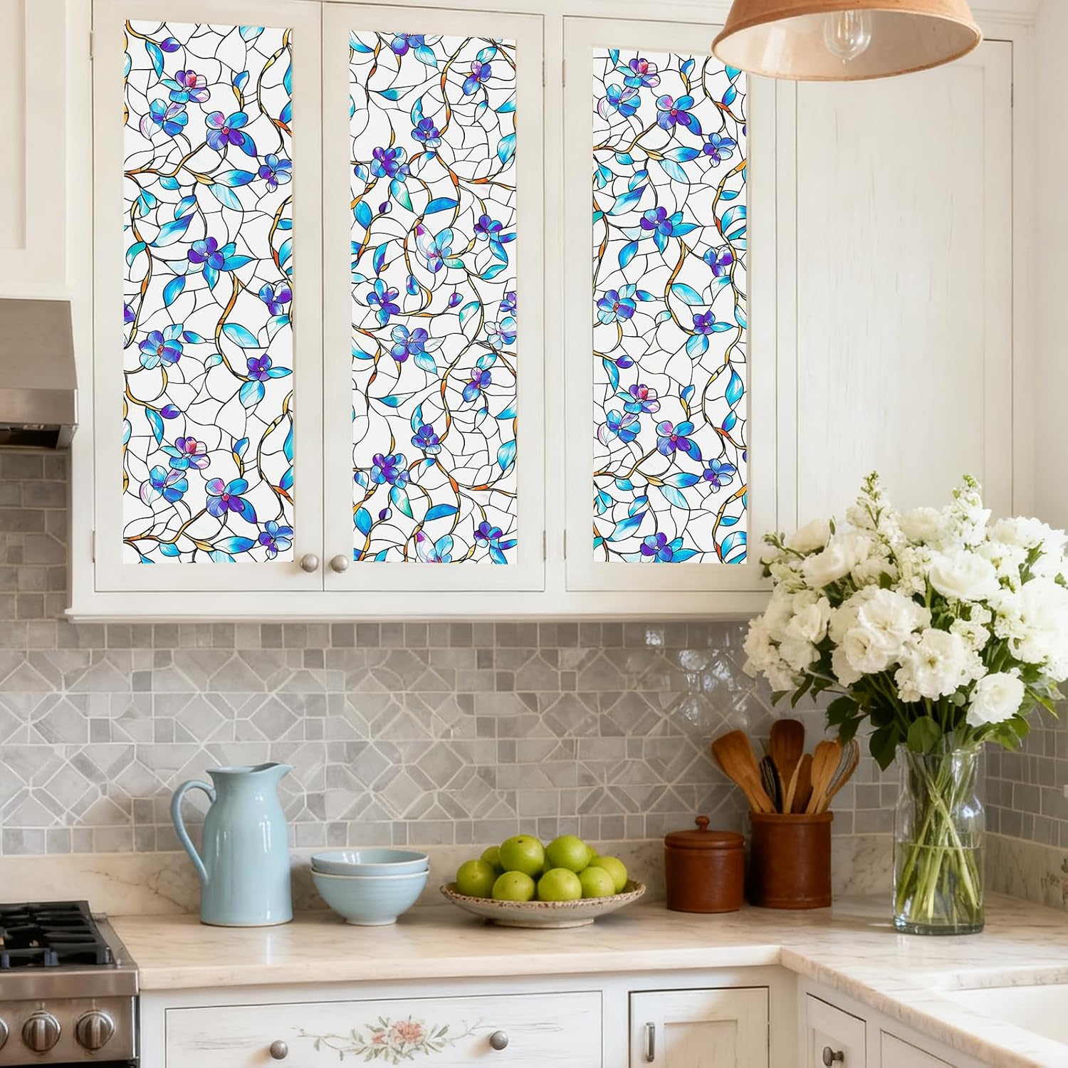 Frosted Glass Window Film, UV  - Home Bathroom Window Tint avis et prix