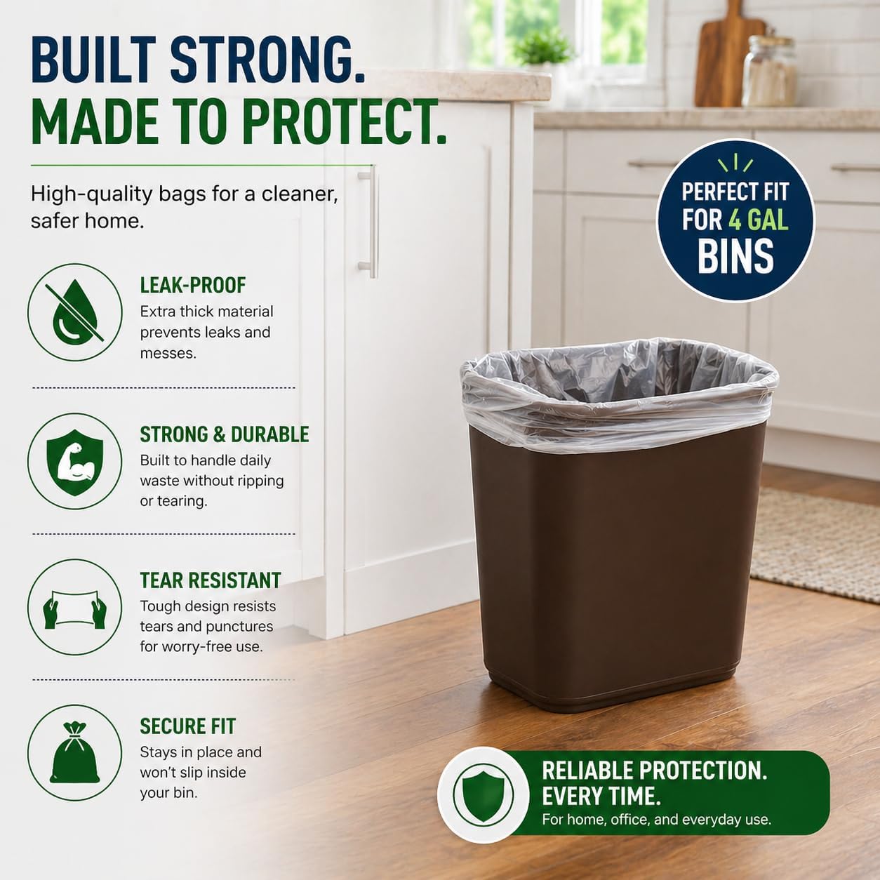 4 Gallon Trash Bags for Small  - Home Bathroom Images avis et prix
