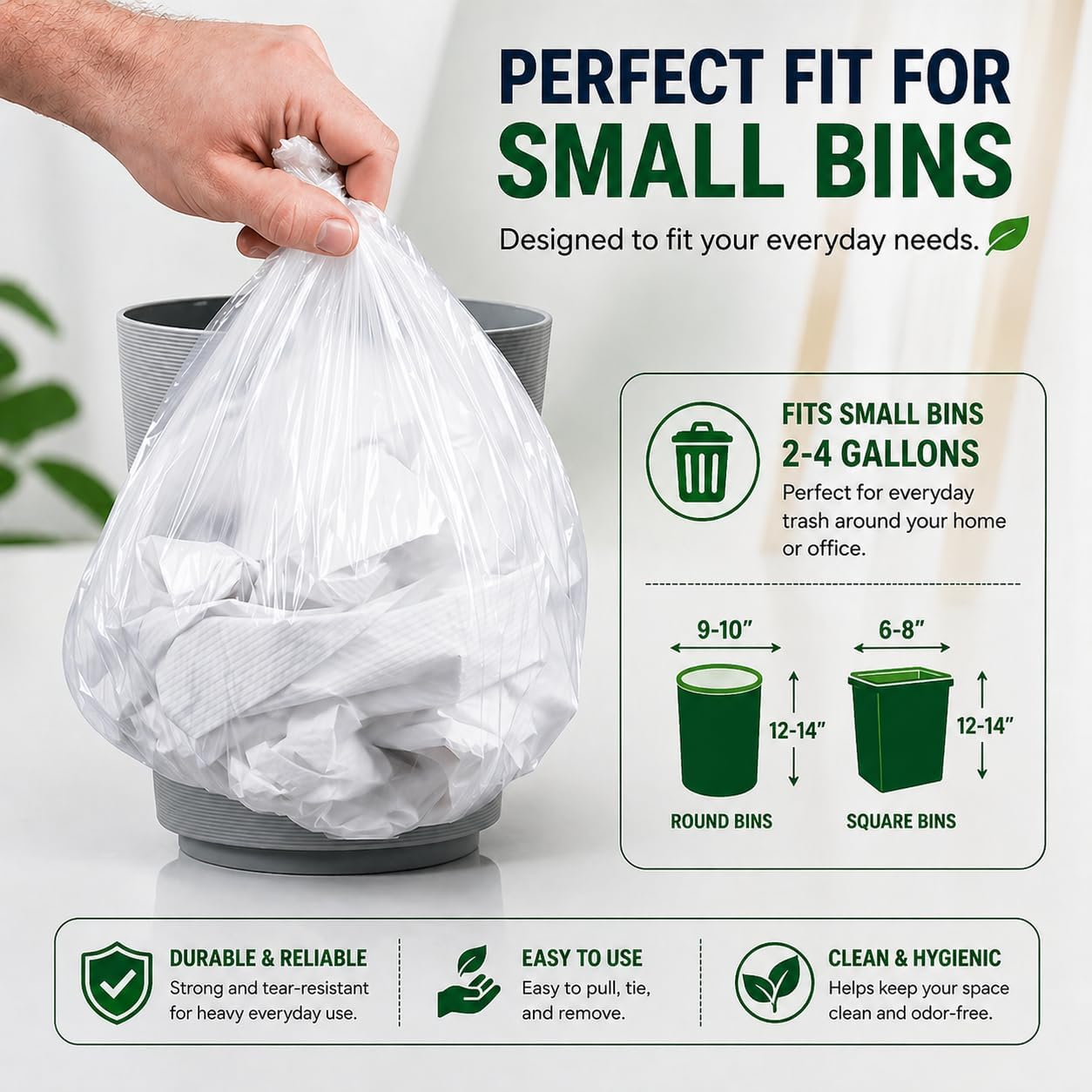 4 Gallon Trash Bags for Small  - Home Bathroom Images avis et prix