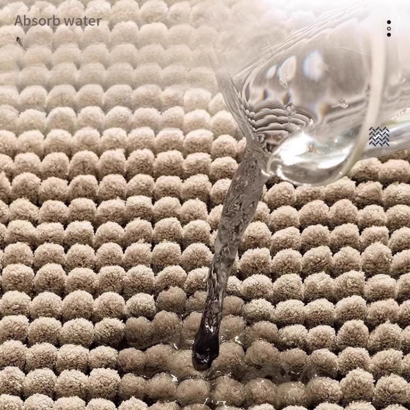 Short-haired Chenille Floor Ma - Home Bathroom Carpet avis et prix