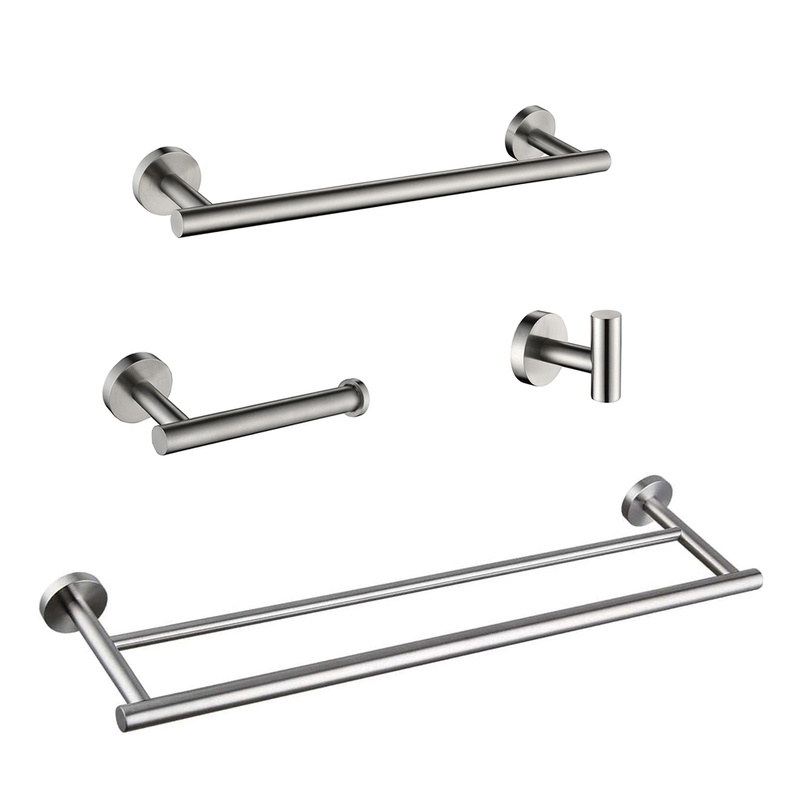 4-Piece Bathroom Hardware Set, - Home Hardware Bathroom Mirrors avis et prix