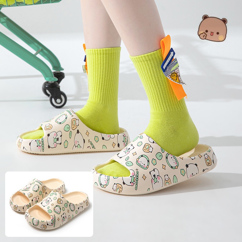 Kawaii Bubu Dudu Bear Slippers - Home Bathroom Model avis et prix