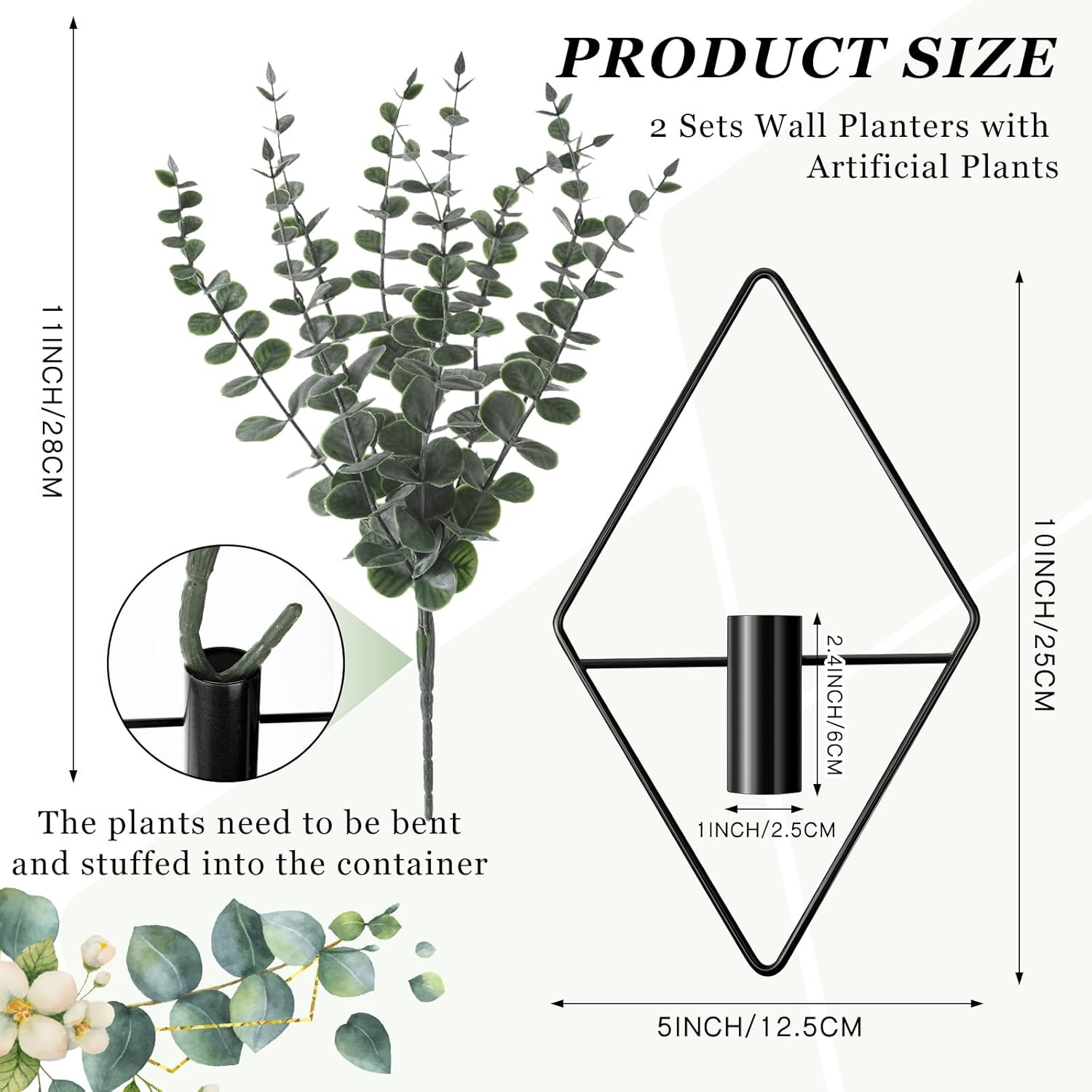 4 Pcs Geometric Hanging Plante - Home Bathroom Images avis et prix