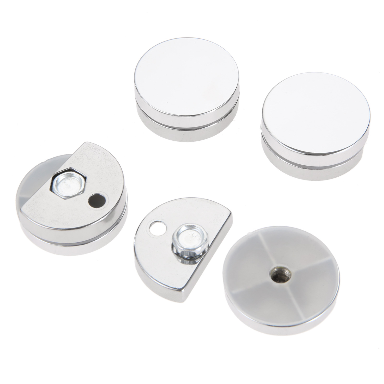 4Pcs 27mm Round Glass Clamp Mi - Home Hardware Bathroom Mirrors avis et prix