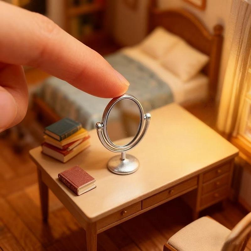 1Pcs Miniature Retro Mirror Dr - Home Bathroom Model avis et prix