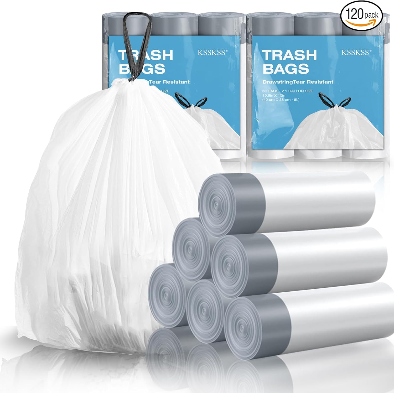 1.6 Gallon Mini Drawstring Tra - Home Bathroom Images avis et prix