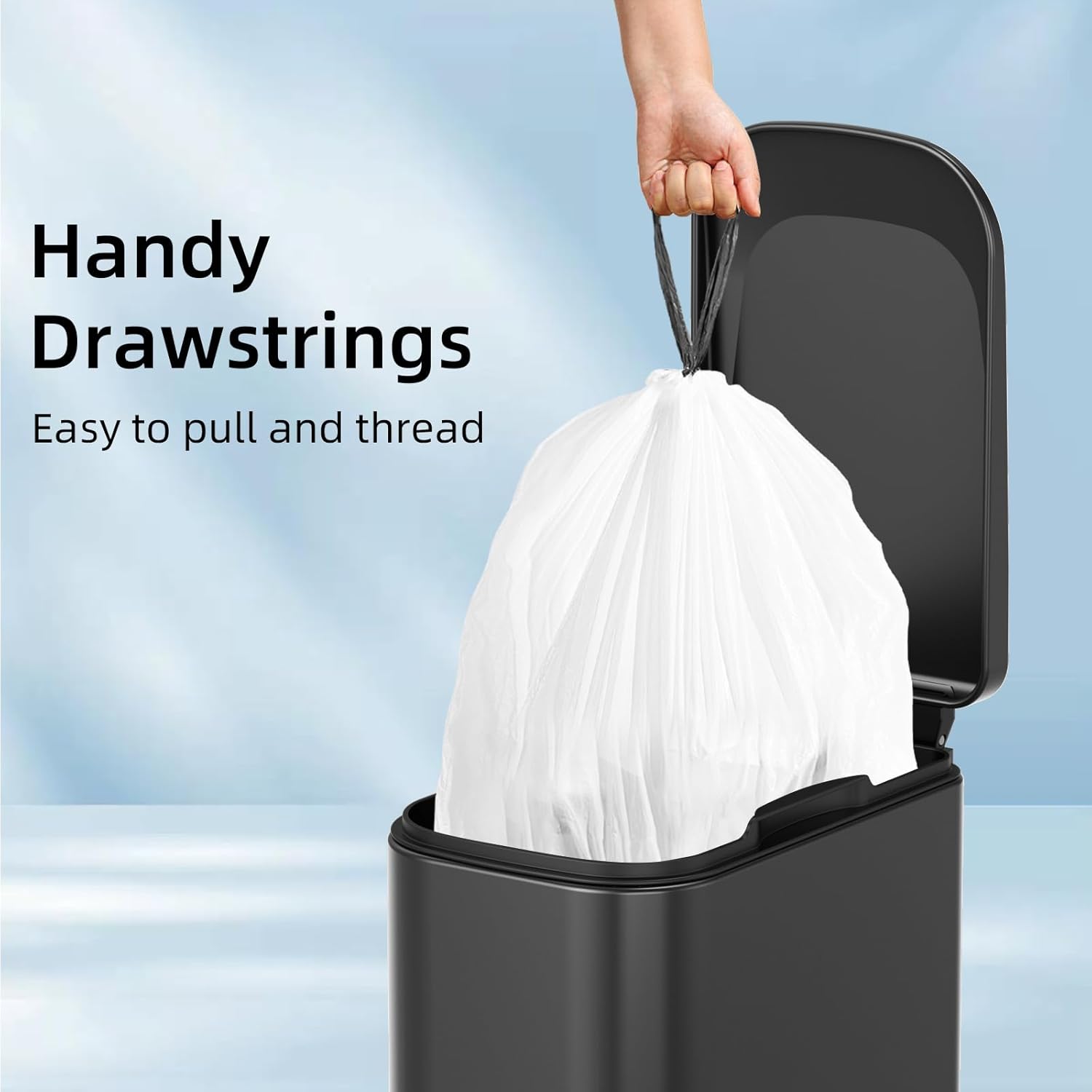 1.6 Gallon Mini Drawstring Tra - Home Bathroom Images avis et prix