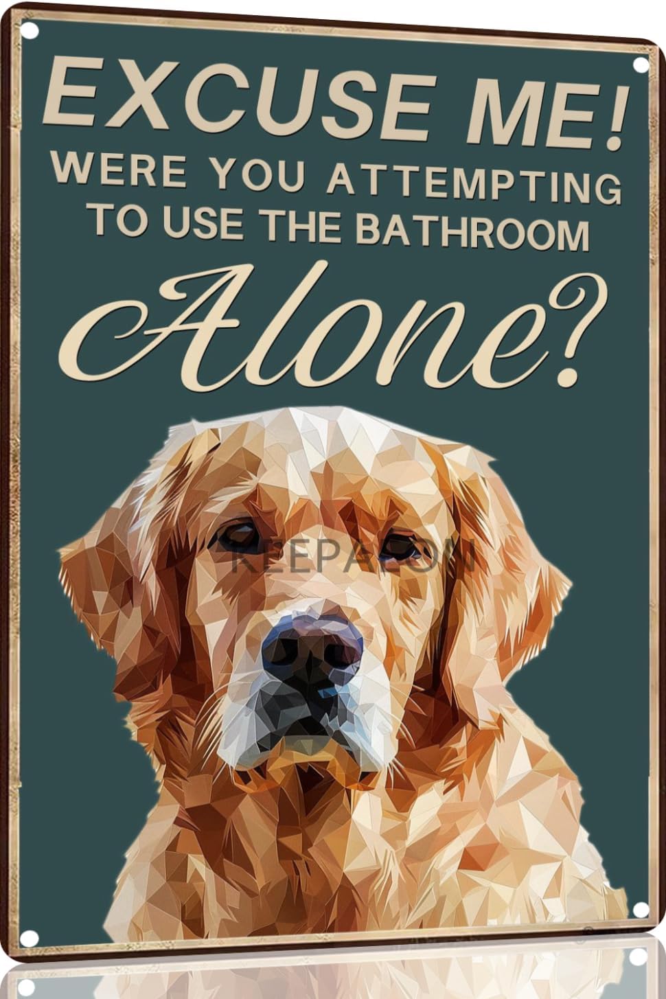 Golden Retriever Bathroom Wall - Home Alone Bathroom avis et prix
