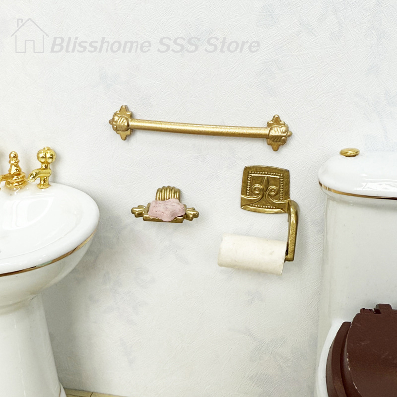 【S】1/12 Dollhouse Simulation P - Home Bathroom Model avis et prix