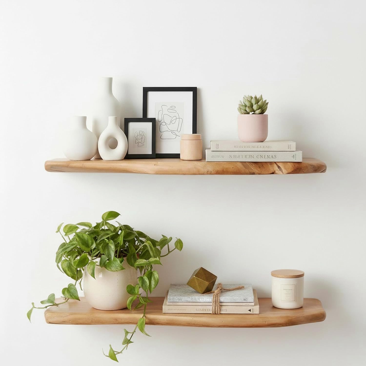 24 Inch Cedar Floating Shelves - Home Bathroom Images avis et prix