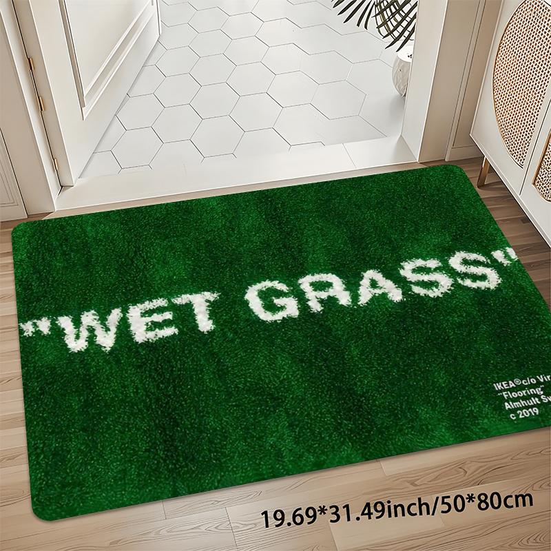 VIKAMA Light Luxury WET GRASS  - Home Bathroom Carpet avis et prix
