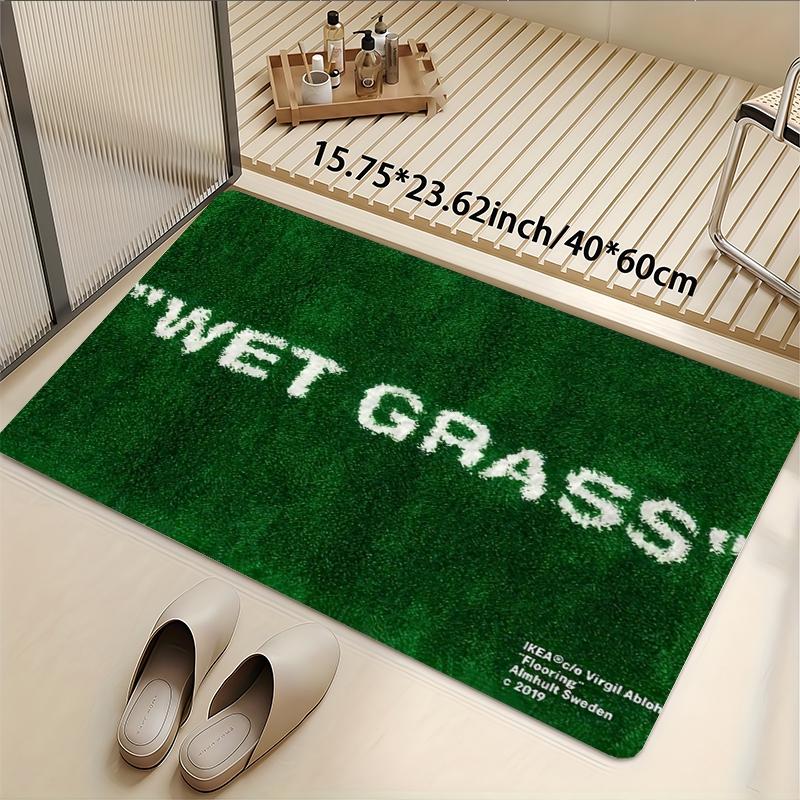 VIKAMA Light Luxury WET GRASS  - Home Bathroom Carpet avis et prix