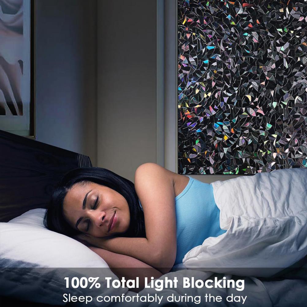 3D Black Rainbow Window Blacko - Home Bathroom Window Tint avis et prix