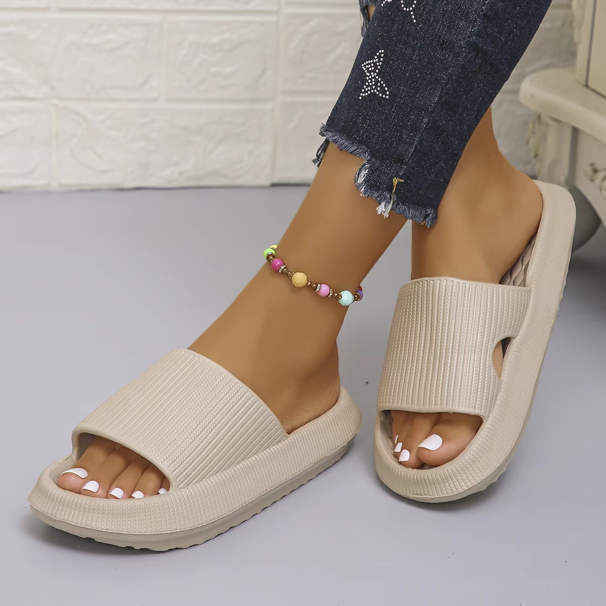Thick Bottom Cloud Slippers Wo - Home And Bathroom avis et prix